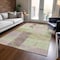 Homeroots 9' X 12' Blush And Mint Green Abstract Washable Indoor Outdoor Area Rug 612561 - alternate 3