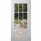 Vdomdoors Front Exterior Prehung Metal-Plastic Door Clear Glass / MANUX 8355 White Silk / Office Commercial a MANUX8355EXD-WS-W36xH80-LH-I - alternate 1