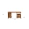 Homeroots 68" Brown Live Edge Solid Wood Writing Desk With Four Drawers 565284 - alternate 9