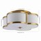 Jonathan Y Quatrefoil 18" Scalloped Shade Metal Classic Glam LED Flush Mount, Brass Gold JYL9508B - alternate 6