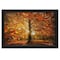 Homeroots Autumn Leaves 4 Black Framed Print Wall Art 415638 - alternate 3