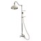 Kingston Brass Tub Wall Mount Rain Drop Shower System with Hand Shower, Polished Nickel CCK6176 - alternate 1