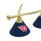 Holland Bar Stool Co University of Dayton 3 Shade Billiard Light, Brass Fixture BL3BRDytnUn - alternate 5