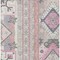 Homeroots 9' X 12' Pink Gray And Ivory Aztec Washable Indoor Outdoor Area Rug 598494 - alternate 4