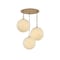 Troy Lighting Bramble 26in wide 3 Light Chandelier in Patina Brass F1826-PBR - alternate 1