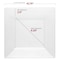 Smarty Had A Party 10.75" Clear Square Plastic Dinner Plates (120 Plates), 120PK 6920-CASE - alternate 4