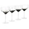 Sur La Table Cambron 4 Piece 12.2oz Optic Handmade Coupe Glass Set in Smoke Black 750122356M - alternate 1