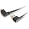C2G 1m USB A to Micro-USB B Cable with Right Angeled Connectors-USB 2.0 3ft 28113 - alternate 1