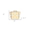 Homeroots 5" X 5" Golden Yellow Retro Peel And Stick Removable Tiles 399841 - alternate 2
