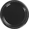 Chinet Heavyweight Plastic Plates, 9" Diamter, Black, PK500 81409 - alternate 1