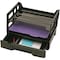 Officemate Drawer with Letter Tray, Black, Plastic, 14 3/8 in W, 9 in L, 7 1/2 in H, 10.3" D 26094 - alternate 1