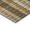 Homeroots 3' X 5' Wheat Ivory And Brown Plaid Washable Indoor Outdoor Area Rug 614023 - alternate 5