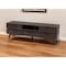 Homeroots 65in Dark Brown Acacia Solid and Manufactured Wood Enclosed Storage TV Stand 473296 - alternate 4