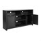 Flash Furniture Malaki 58 Inch Buffet Sideboard w/2 Soft Close Doors and Cntr Shelf, up to 65in. TV's, Black/Rattan EV-ET8114-ZZ-BLK-GG - alternate 5
