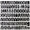 Mastervision White Plastic Letters, Number/Symbol, 3/4" CAR0902 - alternate 1