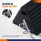 4Dock Rubber Wheel Chocks with Eyebolt, Trapezoid, with Rope, 2PK WC002 - alternate 3