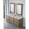 James Martin Vanities Portland 72'' D Vanity Whitewashed Walnut w/ Jasmine Pearl Silestone Top w/ Wireless Charger 620-V72-WW-FEJP - alternate 3