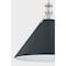 Hudson Valley Lighting Painted No. 2 Pendant in Polished Nickel/Darkest Blue by Mark D. Sikes MDS352L-PN/DBL - alternate 4