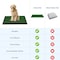 Simple Deluxe FluffyDream Dog Grass Pad with Tray, 20inx25in Artificial Grass for Dogs Potty, 3 Layered System Do GLOWPTPADXGRASS2025 - alternate 5
