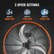 Vevor Drum Fan 24 Inch High Velocity Industrial Use 3-Speed 8600CFM for Warehouse HIFANXDRUM24 - alternate 5