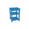 Homeroots 28" Blue Solid Wood Nightstand 548316 - alternate 1