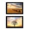 Homeroots Set Of Two Amish Country Black Framed Print Wall Art, 2PK 405889 - alternate 3