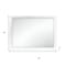 Homeroots 34" White Wood Framed Accent Mirror 384056 - alternate 4