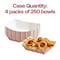 Smarty Had A Party 2 lb Red Plaid Paper Food Trays, 1000PK 5612-RP-CASE - alternate 2