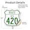 Signmission Route Marker Shield Sign Us 420, 12 Inch X 12 Inch, Vinyl Decal SHI-D-12-477 - alternate 4