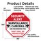 Signmission Security Alert Surveillance Cameras, 10 Inch X 10 Inch, Aluminum Metal Signs OC-A-10-328 - alternate 2