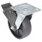 Vestil Glass Filled Nylon Swivel With Total Brake Caster 6 In. Diameter x 2 In. Width 1200 lb Black CST-VE-6X2GFN-SWTB - alternate 4
