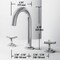 Vigo Jewel Two Handle Three-Hole Widespread Bathroom Faucet with Cross Handles in Chrome VG01308CH - alternate 3