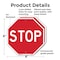 Signmission Stop, 6 inch X 6 inch, Plastic Sign, 2PK OC-P-2PACK-6-315 - alternate 5