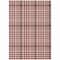 Homeroots 3' X 5' Red Black And Ivory Plaid Washable Indoor Outdoor Area Rug 601512 - alternate 2