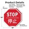 Signmission Stop , 10 inch X 10 inch, Aluminum Metal Signs, 2PK OC-A-2PACK-10-37 - alternate 2