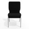 Flash Furniture Black Fabric Church Chair, PK4 4-XU-CH-60096-BK-SV-GG - alternate 5