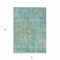 Homeroots 5' X 8' Teal Blue Abstract Washable Indoor Outdoor Area Rug 607891 - alternate 4