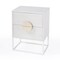 Homeroots 24" White Wood Two Drawer Nightstand 488976 - alternate 5