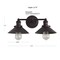 Jonathan Y July 17.5" 2-Light Industrial Farmhouse Metal Vanity Light, Oil Rubbed Bronze JYL7427A - alternate 8