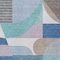 Homeroots 10' X 14' Sky Blue Teal Blue And Brown Geometric Washable Indoor Outdoor Area Rug 616747 - alternate 6