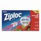 Ziploc Slider Storage Bags, Quart, 5.88in x 1.88in x 7.88in, Clear, 76PK 316490 - alternate 3