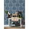Chesapeake Forest Dance Navy Damask Wallpaper 3124-13883 - alternate 4