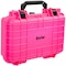 Eylar Compact 11.6in Gear, Equipment, Camera Hard Case Waterproof with Foam Pink SA00010-PIN - alternate 1