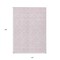 Homeroots 10' X 14' Pink Gray And Ivory Geometric Washable Indoor Outdoor Area Rug 594736 - alternate 5
