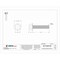 Zoro Select Not Graded, 1/2"-13 Serrated Flange Bolt, Plain 18-8 Stainless Steel, 2 1/2 in L, 10 PK 1-SFH-50C-300 - alternate 3