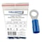 Kable Kontrol Copper and Nylon Butted Seam Ring Terminal, 16-14 AWG, Stud Size # 10, Blue, 100 Pcs, 100PK RTNY-1614-10-BL - alternate 1