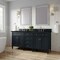 James Martin Vanities Brittany 72" Double Vanity, Black Onyx, w/ 3 CM Phantome Eclos Top 650-V72-BKO-3PHT - alternate 2