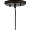 Jonathan Y Bleecker 7.75" Metal/Glass Globe LED Pendant, White/Oil Rubbed Bronze JYL9528B - alternate 5