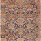 Homeroots 5' X 8' Terra Cotta And Charcoal Damask Washable Indoor Outdoor Area Rug 603390 - alternate 4