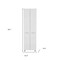 Homeroots 78in Modern White Pantry Cabinet with Two Full Size Doors 403769 - alternate 3